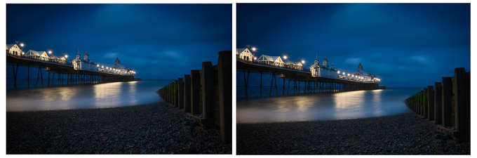 1- Eastbourne pier at night cropped - Theme copy